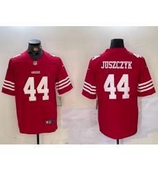 Men's San Francisco 49ers #44 Kyle Juszczyk Red Vapor Stitched Nike Limited Jersey