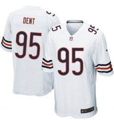 Men's Nike Chicago Bears #95 Richard Dent Game White NFL Jersey