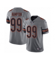 Men's Chicago Bears #99 Dan Hampton Limited Silver Inverted Legend Football Jersey
