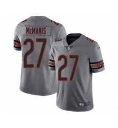 Men's Chicago Bears #27 Sherrick McManis Limited Silver Inverted Legend Football Jersey