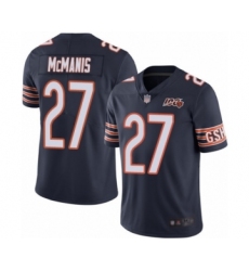Men's Chicago Bears #27 Sherrick McManis Navy Blue Team Color 100th Season Limited Football Jersey