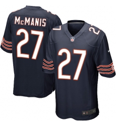 Men's Nike Chicago Bears #27 Sherrick McManis Game Navy Blue Team Color NFL Jersey