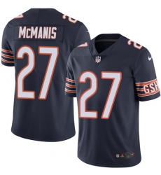 Youth Nike Chicago Bears #27 Sherrick McManis Navy Blue Team Color Vapor Untouchable Limited Player NFL Jersey