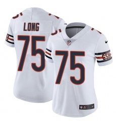 Women's Nike Chicago Bears #75 Kyle Long White Vapor Untouchable Limited Player NFL Jersey