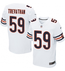 Men's Nike Chicago Bears #59 Danny Trevathan Elite White NFL Jersey