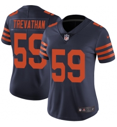 Women's Nike Chicago Bears #59 Danny Trevathan Navy Blue Alternate Vapor Untouchable Limited Player NFL Jersey