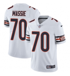 Men's Nike Chicago Bears #70 Bobby Massie White Vapor Untouchable Limited Player NFL Jersey