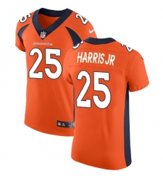 Men's Nike Denver Broncos #25 Chris Harris Jr Orange Team Color Vapor Untouchable Elite Player NFL Jersey