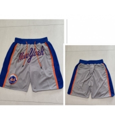 Men's New York Mets Just Don Gray Swingman Shorts