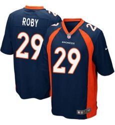 Men's Nike Denver Broncos #29 Bradley Roby Game Navy Blue Alternate NFL Jersey