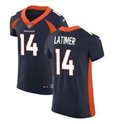 Men's Nike Denver Broncos #14 Cody Latimer Navy Blue Alternate Vapor Untouchable Elite Player NFL Jersey