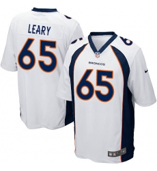Men's Nike Denver Broncos #65 Ronald Leary Game White NFL Jersey