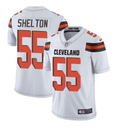 Youth Nike Cleveland Browns #55 Danny Shelton White Vapor Untouchable Limited Player NFL Jersey
