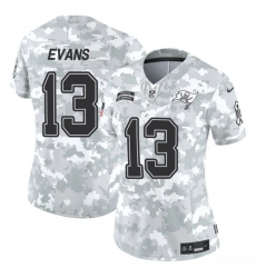 Women's Tampa Bay Buccaneers #13 Mike Evans 2024 F.U.S.E Arctic Camo Salute To Service Limited Stitched Football Jersey(Run Small)