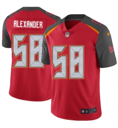 Youth Nike Tampa Bay Buccaneers #58 Kwon Alexander Red Team Color Vapor Untouchable Limited Player NFL Jersey