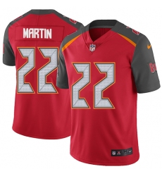 Men's Nike Tampa Bay Buccaneers #22 Doug Martin Red Team Color Vapor Untouchable Limited Player NFL Jersey
