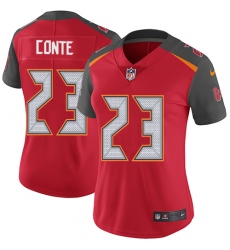 Women's Nike Tampa Bay Buccaneers #23 Chris Conte Red Team Color Vapor Untouchable Limited Player NFL Jersey