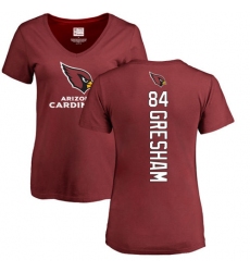 NFL Women's Nike Arizona Cardinals #84 Jermaine Gresham Maroon Backer T-Shirt
