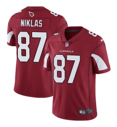 Youth Nike Arizona Cardinals #87 Troy Niklas Red Team Color Vapor Untouchable Limited Player NFL Jersey