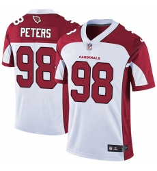 Men's Nike Arizona Cardinals #98 Corey Peters White Vapor Untouchable Limited Player NFL Jersey