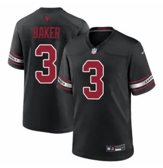 Men's Arizona Cardinals #3 Budda Baker Black 2024 F U S E Vapor Untouchable Limited Stitched