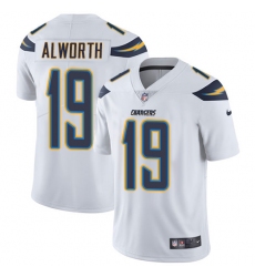 Youth Nike Los Angeles Chargers #19 Lance Alworth White Vapor Untouchable Limited Player NFL Jersey