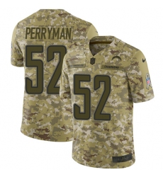 Youth Nike Los Angeles Chargers #52 Denzel Perryman Limited Camo 2018 Salute to Service NFL Jersey