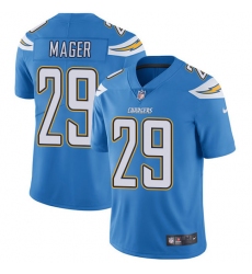 Youth Nike Los Angeles Chargers #29 Craig Mager Elite Electric Blue Alternate NFL Jersey