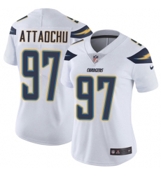 Women's Nike Los Angeles Chargers #97 Jeremiah Attaochu Elite White NFL Jersey