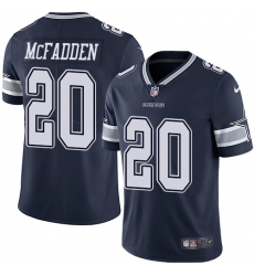 Men's Nike Dallas Cowboys #20 Darren McFadden Navy Blue Team Color Vapor Untouchable Limited Player NFL Jersey