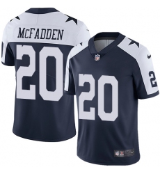 Youth Nike Dallas Cowboys #20 Darren McFadden Navy Blue Throwback Alternate Vapor Untouchable Limited Player NFL Jersey