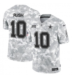 Men's Dallas Cowboys #10 Cooper Rush 2024 F.U.S.E Arctic Camo Salute To Service Limited Stitched Football Jersey