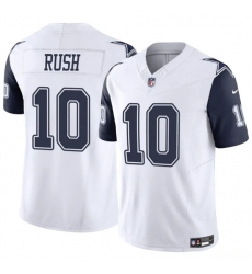 Men's Dallas Cowboys #10 Cooper Rush White 2023 F.U.S.E. Vapor Untouchable Limited Football Stitched Jersey