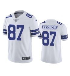 Men's Dallas Cowboys #87 Jake Ferguson White Vapor Untouchable Limited Football Stitched Jersey