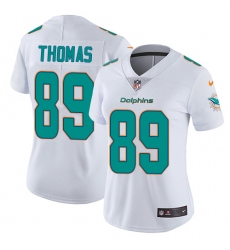 Women's Nike Miami Dolphins #89 Julius Thomas Elite White NFL Jersey