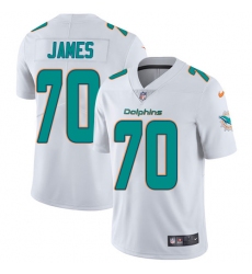 Men's Nike Miami Dolphins #70 Ja'Wuan James White Vapor Untouchable Limited Player NFL Jersey
