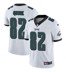 Men's Nike Philadelphia Eagles #82 Mike Quick White Vapor Untouchable Limited Player NFL Jersey