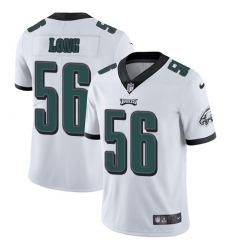 Men's Nike Philadelphia Eagles #56 Chris Long White Vapor Untouchable Limited Player NFL Jersey
