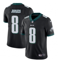 Men's Nike Philadelphia Eagles #8 Donnie Jones Black Alternate Vapor Untouchable Limited Player NFL Jersey