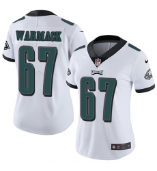 Women's Nike Philadelphia Eagles #67 Chance Warmack White Vapor Untouchable Limited Player NFL Jersey