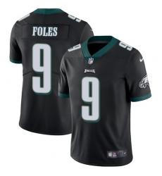 Men's Nike Philadelphia Eagles #9 Nick Foles Black Alternate Vapor Untouchable Limited Player NFL Jersey