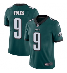 Youth Nike Philadelphia Eagles #9 Nick Foles Midnight Green Team Color Vapor Untouchable Limited Player NFL Jersey
