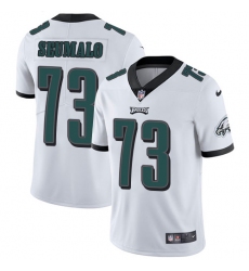 Men's Nike Philadelphia Eagles #73 Isaac Seumalo White Vapor Untouchable Limited Player NFL Jersey