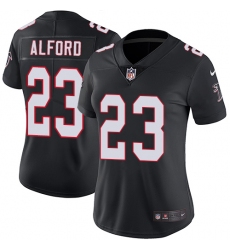 Women's Nike Atlanta Falcons #23 Robert Alford Black Alternate Vapor Untouchable Limited Player NFL Jersey