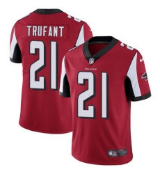 Men's Nike Atlanta Falcons #21 Desmond Trufant Red Team Color Vapor Untouchable Limited Player NFL Jersey