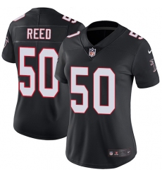 Women's Nike Atlanta Falcons #50 Brooks Reed Black Alternate Vapor Untouchable Limited Player NFL Jersey