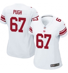 Women's Nike New York Giants #67 Justin Pugh Game White NFL Jersey