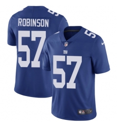 Youth Nike New York Giants #57 Keenan Robinson Royal Blue Team Color Vapor Untouchable Limited Player NFL Jersey