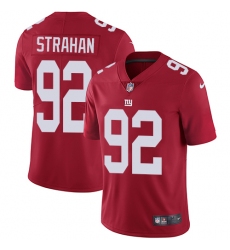 Youth Nike New York Giants #92 Michael Strahan Red Alternate Vapor Untouchable Limited Player NFL Jersey