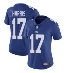 Women's Nike New York Giants #17 Dwayne Harris Royal Blue Team Color Vapor Untouchable Limited Player NFL Jersey